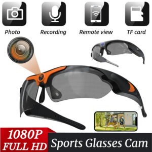 96dd3d6227dd9872 HD 1080P Glasses Mini Camera Outdoor Bicycle Motorcycle Security Protection Sunglasses Video Camera Polarized Lens Sports Cam