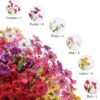 96e7b63e0a965631 24 Bundles Artificial Flowers for Outdoor,No Fade Fake Plastic Flowers Faux Plants for Decoration Hanging Planters Indoor Outside Garden Porch Window Box Home Wedding Farmhouse
