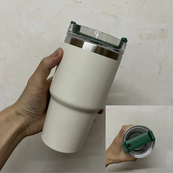 new Ice 304 Stainless Steel Insulated Convenient Large Capacity Sipper Coffee Car Cup