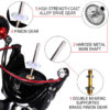 96f939148e57b3d0 Sougayilang 12+1BB Spinning Reel High Strength Aluminum Spool Max Drag 16kg Free Gift 500m Fishing e Pesca