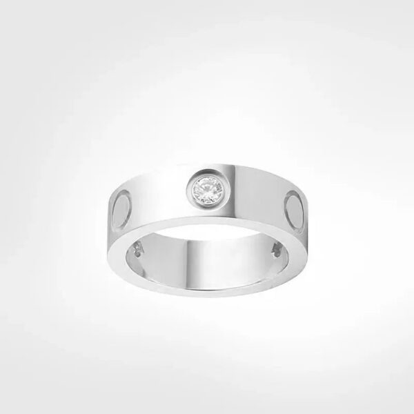 Screw love woman Classic designer jewelry rings for couples Titanium Steel diamond ring Gold Sier Rose Never fade Not allergic 4/5/6mm