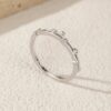 971f1ca916cf2f16 MODIAN 925 Sterling Silver Original Design Rings Simple Double Layer Line Round Clear CZ Finger Rings For Women Fine Jewelry