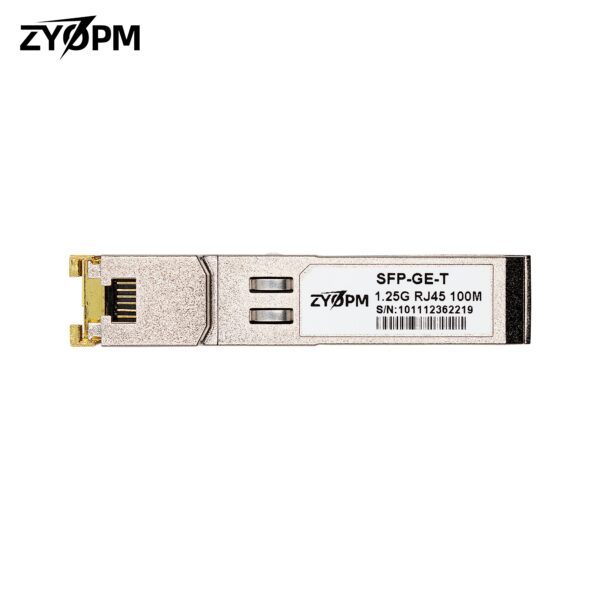 1.25G SFP to RJ45 Copper SFP Module Transceiver, 100m 1000BaseT SFP to Ethernet Module for Cisco GLC-TE,Mikrotik, Ubiquiti UniFi