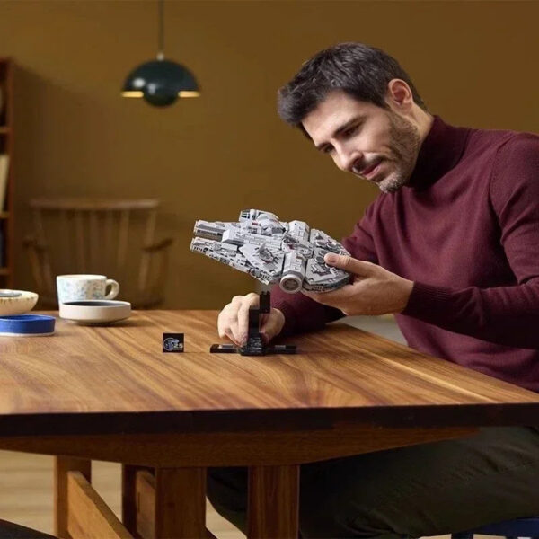 974edb39e7feb0de Hot Star Wars 75375 falconSpaceship Bricks Compatible Millennium Building Block Toys Boys Gift for Kids Model gifts