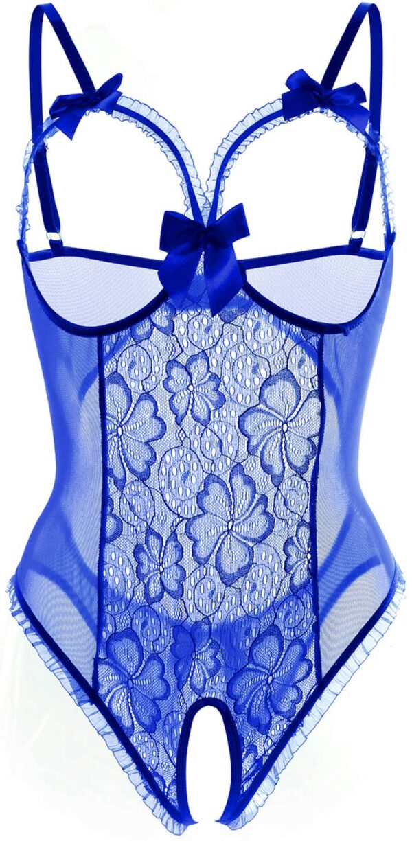 976ed57ba0f4dc8a Lingerie for Women Sexy Teddy One-Piece Lace Babydoll Bodysuit Nightie Plus Size