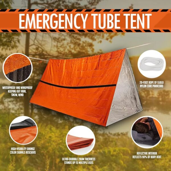 97709ff0121d08b1 2 Person Emergency Tent Casa De Waterproof Camping Travel Pergola Family Campaign House Tourist Tents Cool Gear Equipment Coat