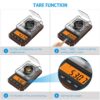 978385d8fb754295 1pc Black 50g High Precision Professional Digital Gold Jewelry Milligram Mini Electronic Balance Scale