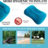 97884aedb0bd3bc9 Ultra Light Inflatable Camping Pillow - Inflatable Pillow for Camping, Hiking, and Backpacking - Press-to-Inflate Design for Safer and Healthier - Compressed design for Hiking, and Backpacking Travel