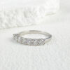 978c0c8ed08ca193 NeeTim Full Moissanite Ring for Women S Sterling Sier with White Gold Plated Diamond Wedding Bridal Band Fine Jewelry