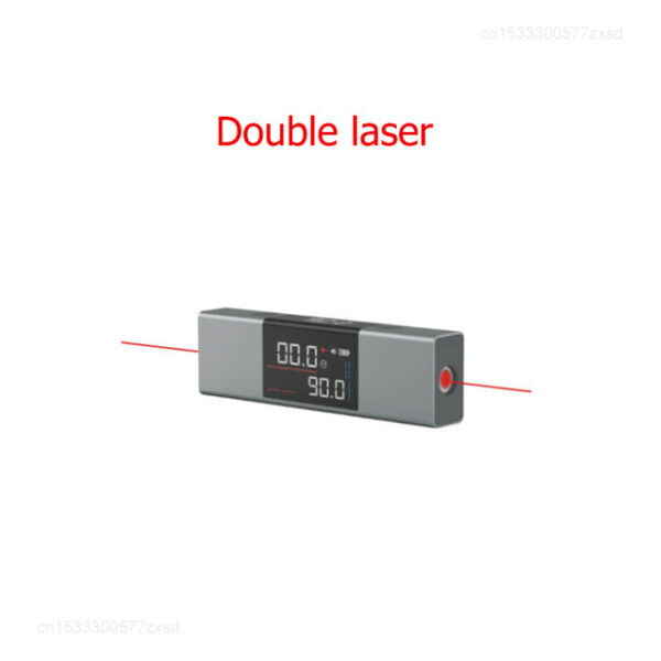 978e2be1473bf564 Duka Protractor Digital Inclinometer Angle Measure 2 In 1 Level Ruler Type-C Charging Laser Measurement Tools