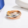 979859af63cb95c0 Sterling Sier High Quality Exquisite Diamond Tricolor 3-in-1 Ring for Women Fashion Classic Jewelry Party Gift