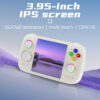 97a7e636c8f0fa2c ANBERNIC RG Cube Retro Handheld Game Console 64bit Android 13 Unisoc T820 3.95 Inch IPS Screen Hall Joystick RGB lighting effect