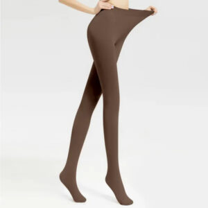 Women Socks 80D/120D Spring Autumn Thin Tights Elastic High Waist Silk Stockings Solid Color Slim Leggings Tear Resistant Pantyhose