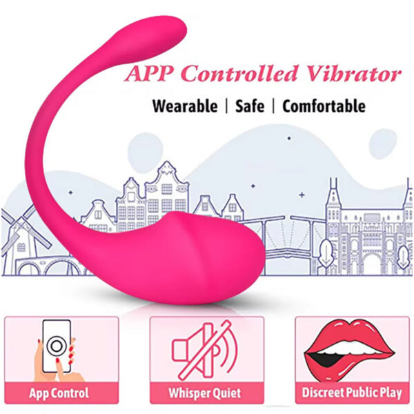 Blue Tooth sex Toy Vibrating Egg Remote Vibrator app controls G-spot stimulator Vaginal massager Bluetooth female clitoris