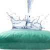 Small Cooling Gel Memory Foam Camping Pillow Travel - Contoured Support -Compressible Pillow Ideal for Backpacking, Camping, Travel, Car, Airplane,Office Nap