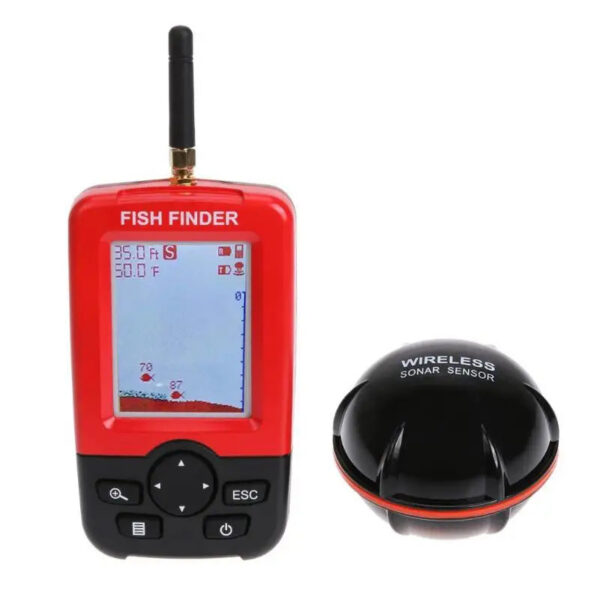 97ef1d3e853a1361 Smart Portable Depth Fish Finder with 100 M Wireless Sonar Sensor Echo Sounder Fishfinder for Lake Sea Fishing Saltwater