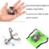 981a73d7c51131ce BRS 3000T Ultralight Backpacking Stove - Portable Pocket Titanium Camping Gas Burner - Only 26g With Extra Backup O-Ring