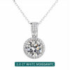 9839ba4315d3ae69 Knobspin Sterling Sier Necklace For Women Real Moissanite Diamonds Pendant With GRA Certificate Neck Chain Fine Jewelry