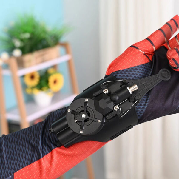 984ca176459bdc8a Spiderman Web Shooters Spider Man Wrist Launcher Upgraded Version Peter Parker Cosplay Gadgets Set Toys for Children Gift Kids