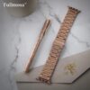 9852303d08269f3f Fullmosa Compatible Apple Watch Bands 41mm 40mm 38mm, Stainless Steel iWatch Band with Case for Apple Watch Ultra2/Ultra Series 9/8/7/6/5/4/3/2/1/SE/SE2, Rose Gold(Short)