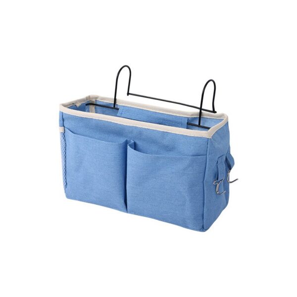 9857c25a3f6d2f7b Dormitory Hanging Bedside Basket Bedroom Bed Storage Rack