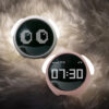 985e53cce87e9e10 Night Cute Expression Child Alarm Clock Voice Controlled Light Multifunctional For Home Thermometer