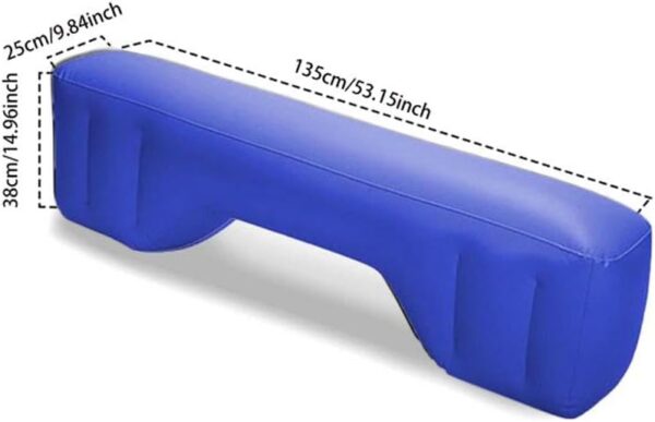 9866a0199d76fc07 Back Seat Space Filler, Inflatable Car Mattress Accessories, Car Rear Seat Gaps Inflatable Filler, Noise Reduction Auto Accessories Inflation Bed, for Most Cars, Camping, Hiking, Traveling (Grey)