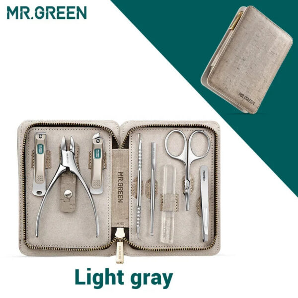 9867fa3bfa3dfd58 MR.GREEN Manicure Set Pedicure Sets Nail Clipper Stainless Steel Professional Nail Cutter Tools with Travel Case Kit