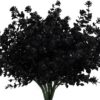 RECUTMS 12 Bundles Artificial Outdoor Plants, Artificial Greenery for Flower Arrangements Shrubs UV Resistant Faux Plastic Plants Spring Decorations for Home Front Porch Decor(White)