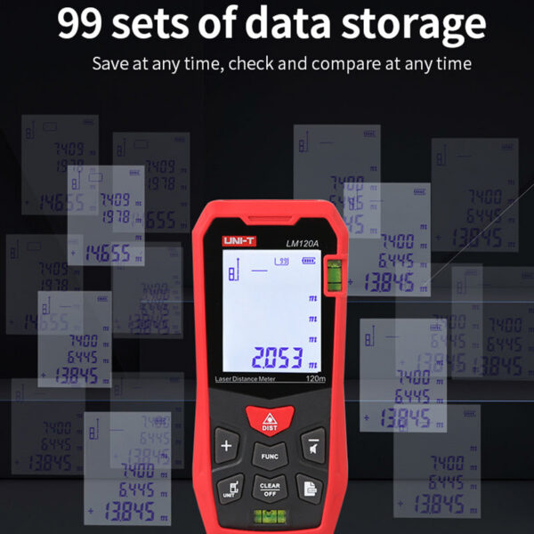 987d7a344b664f5e UNI-T Laser Rangefinder LM50A LM70A LM100A LM120A Digital Distance Meter Electronic Tape Measure Measuring Instruments