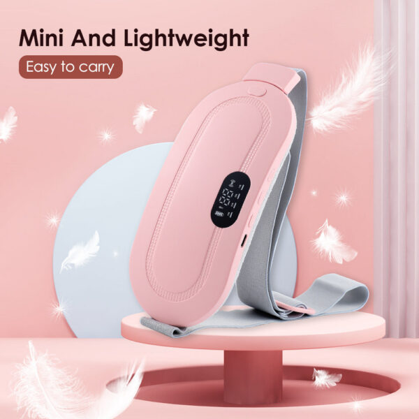 Electric Period Cramp Massager Vibrating Heating for Menstrual Waist Stoh Abdominal Warm Palace Belt