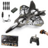 98b7a3ce2a373715 L0712 RC Plane 2.4G Remote Control Aircraft Gravity Sensing Helicopter Glider with Light EPP Foam Fighters for Boys Children