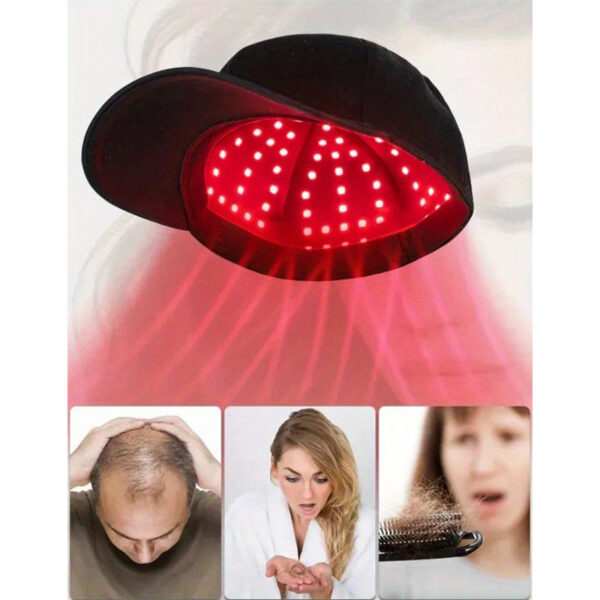 98c95d85f774c119 NEW 96Pcs Infrared Leds 660nm&850nm Red Light Therapy Growth Cap for Regrowth Anti Loss Relax Scalp Hair Care Hat