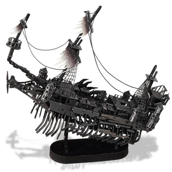 98cd23e3a6707bc6 Piececool 3D Metal Puzzles Pirate Ship Building Blocks The Queen Anne's Revenge DIY Boat Toys Jigsaw Christmas Gifts for Adult