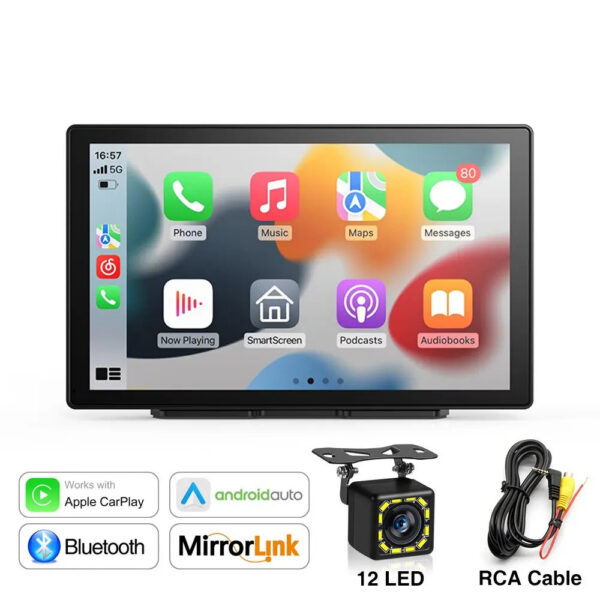 98d7fede14e23034 Universal 9 Inch Car Radio Multimedia Video Player Wireless CarPlay Android Auto For VW Nissan Toyota Car Audio Touch Screen