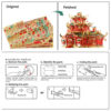 98daace0a9ccfbe9 Piececool 3D Metal Puzzle Adult Chinese Style Building Kits DIY Model for Jigsaw Toy