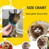 Namsan Holiday Pet Costume Cat Birthday Hat Small Dog Birthday Cake Hat Dog Birthday Party Supplies, Small
