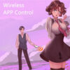 990b10767698f756 APP Control Rotation Vibrating Butt Men Women Wiggle Vibrator Gay Anal Plug with LED Adult Sex Toy for Couples