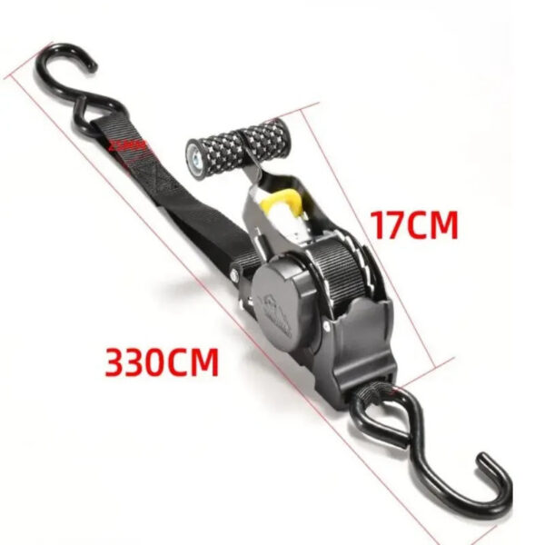 Auto Straps Cargo Tape Retractable Belts Motorcycles Load Lage Strap Ratchet Tensioner Belt For Car