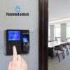 992aabf446aff1fe 2.4 Inch Attendance Machine Fingerprint/Password/ID Card Recognition Time Clock Employee Checking-in Recorder Multi-language