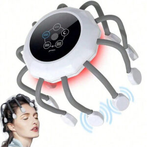 993d5e6f42d02702 Intelligent Electric Octopus Head Massager Soul Extraction, Head Scratching Meridian Dredging, Scalp Massage And Relaxation Tool