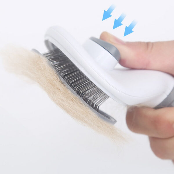 Removal Brush Dog Stainless Steel Automatic Hair Fading Cat Comb Pet Cleaning Grooming Supplies