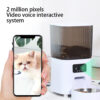 996bafcf8c3e0c62 5L Double Bowls Automatic With Camera Cat Dry Food Video Dispenser Pet Smart Voice Recorder Auto Feeder For Dog