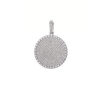 20/30/40mm Round D Color VVS Moissanite Pendant Sterling Sier Necklaces Iced Out Shining Passed Diamond Test Wholesale