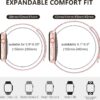 997b04e356c58efb OULUOQI Compatible with Apple Watch Band Series 9, Ultra/Ultra 2, SE 8 7 6 5 4 3 2 1 38mm 40mm 41mm 42mm 44mm 45mm 49mm Women and Men, Stainless Steel Milanese Loop Magnetic Clasp Replacement for