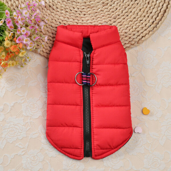Warm Cotton Dog Vest Clothes Chihuahua Pet Clothing Autumn Winter Jacket Coat Outfit For Small Medium Dogs Cats Pug