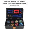 Bey X Spinning Toy Kit Gyro Metal Battle Tops with Launchers Organize Box Set Gift