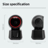 99baf2696aa8b83c 1D 2D QR Wired Barcode Scanner High-speed Platform Hands-Free Automatic Sense Reader USB Port Plug&Play for Window Android