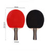 99c597aff25214b4 High quality Portable Ping Pong Racket Set Table Tennis Blade Rackets Paddle of 2 Long Handle Ping Pong Paddles + 3 balls