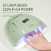 120W UV/LED Dryer Phototherapy hine Dual Light Source UV Lamp For Women And Girls Nail Art DIY Use